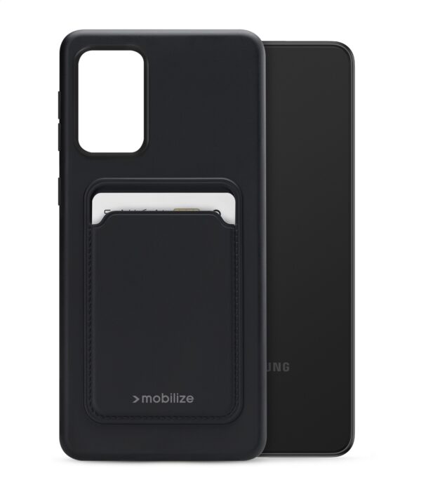 Mobilize Rubber Gelly Card Case Samsung Galaxy A33 5G Matt Black