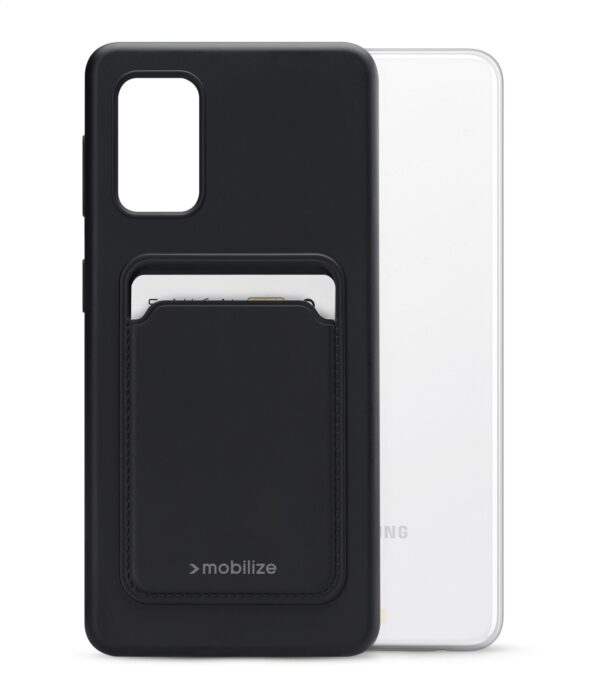 Mobilize Rubber Gelly Card Case Samsung Galaxy A32 5G Matt Black