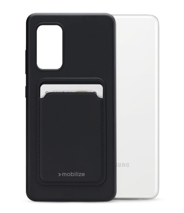 Mobilize Rubber Gelly Card Case Samsung Galaxy A52/A52 5G/A52S 5G Matt Black