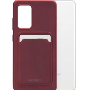 Mobilize Rubber Gelly Card Case Samsung Galaxy S20 Fe Matt Bordeaux
