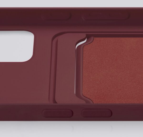 Mobilize Rubber Gelly Card Case Samsung Galaxy S20 Fe Matt Bordeaux - Afbeelding 4