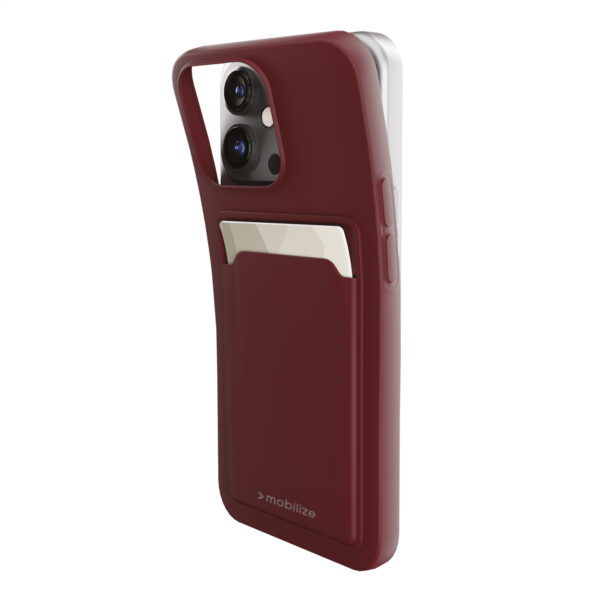 Mobilize Rubber Gelly Card Case Samsung Galaxy S20 Fe Matt Bordeaux - Afbeelding 6