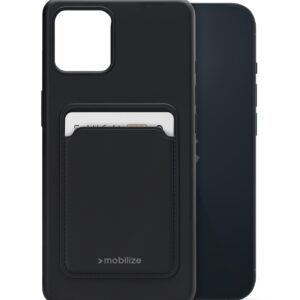 Mobilize Rubber Gelly Card Case Apple Iphone 14 Matt Black
