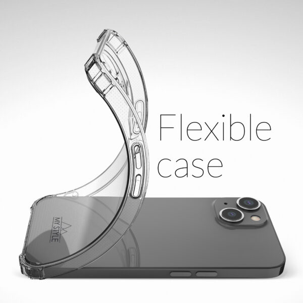 My Style Protective Flex Case For Apple Iphone 14 Plus Clear - Afbeelding 3