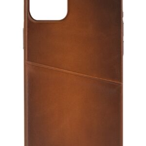 Senza Desire Leather Cover With Card Slot Apple Iphone 14 Burned Cognac