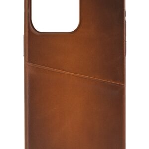 Senza Desire Leather Cover With Card Slot Apple Iphone 14 Pro Burned Cognac