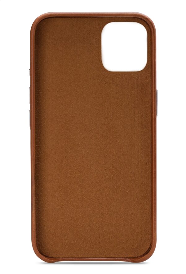 Senza Desire Leather Cover With Card Slot Apple Iphone 14 Plus Burned Cognac - Afbeelding 2