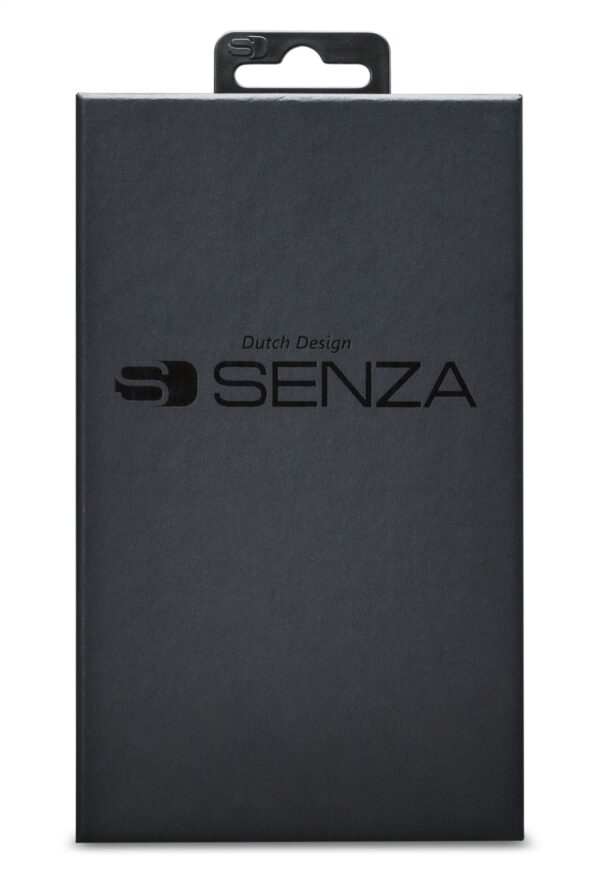 Senza Pure Leather Cover With Card Slot Apple Iphone 14 Pro Deep Black - Afbeelding 3