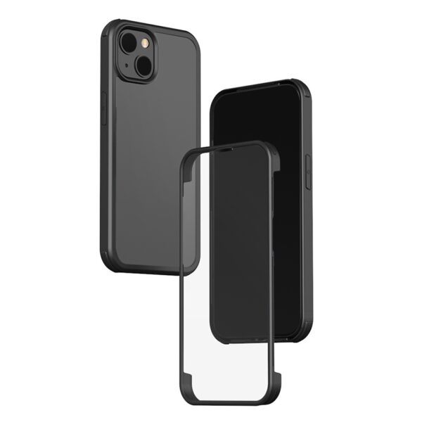Mobilize Tempered Glass 360 Protection Case Apple Iphone 14 Pro Black - Afbeelding 3