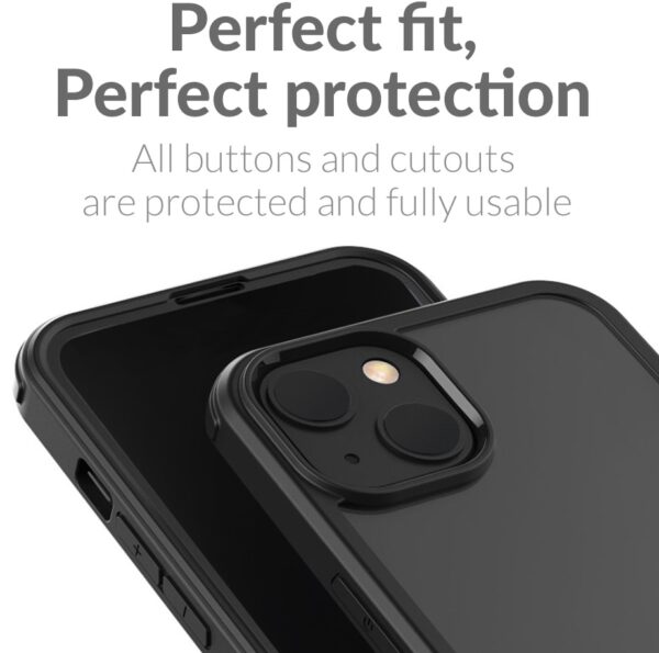 Mobilize Tempered Glass 360 Protection Case Apple Iphone 14 Pro Black - Afbeelding 4