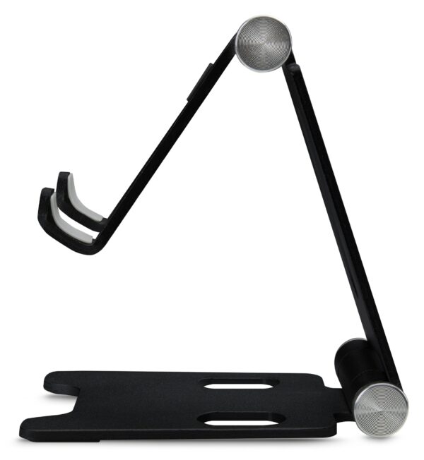 Mobilize Foldable Aluminium Phone Holder Black - Afbeelding 2