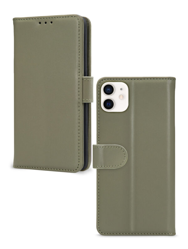 Mobilize Premium Gelly Wallet Book Case Apple Iphone 12/12 Pro Green - Afbeelding 2