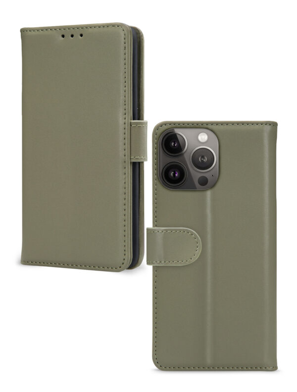 Mobilize Premium Gelly Wallet Book Case Apple Iphone 13 Pro Green - Afbeelding 2
