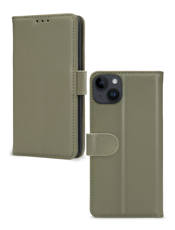 Mobilize Premium Gelly Wallet Book Case Apple Iphone 14 Plus Green - Afbeelding 2