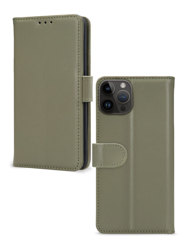 Mobilize Premium Gelly Wallet Book Case Apple Iphone 14 Pro Max Green - Afbeelding 2
