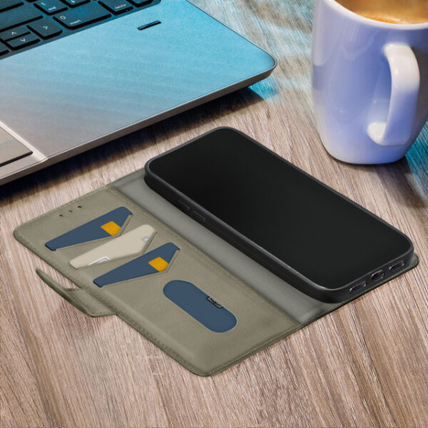 Mobilize Premium Gelly Wallet Book Case Samsung Galaxy A32 5G Green - Afbeelding 4