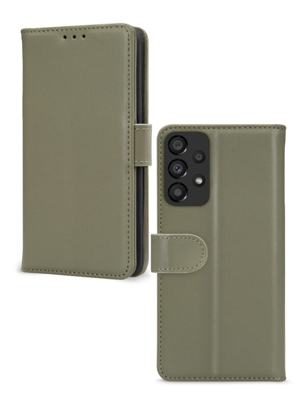 Mobilize Premium Gelly Wallet Book Case Samsung Galaxy A33 5G Green - Afbeelding 2
