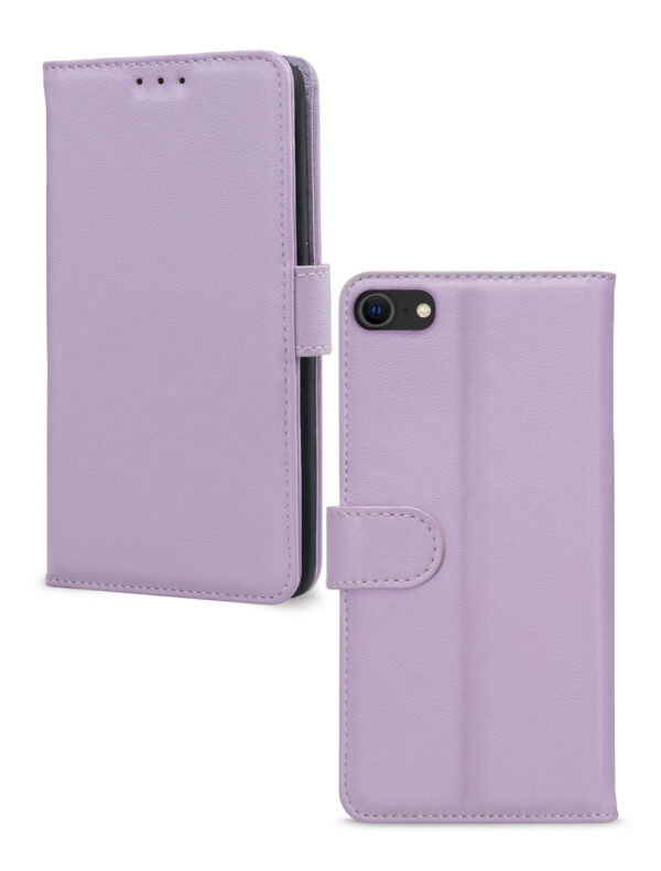 Mobilize Premium Gelly Wallet Book Case Apple Iphone 6/6S/7/8/Se (2020/2022) Purple - Afbeelding 2