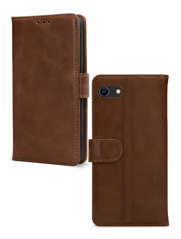 Mobilize Leather Wallet Apple Iphone 6/6S/7/8/Se (2020/2022) Brown - Afbeelding 2