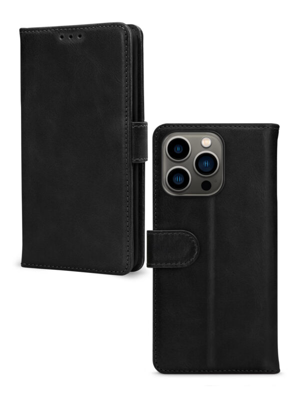 Mobilize Leather Wallet Apple Iphone 13 Pro Black - Afbeelding 2