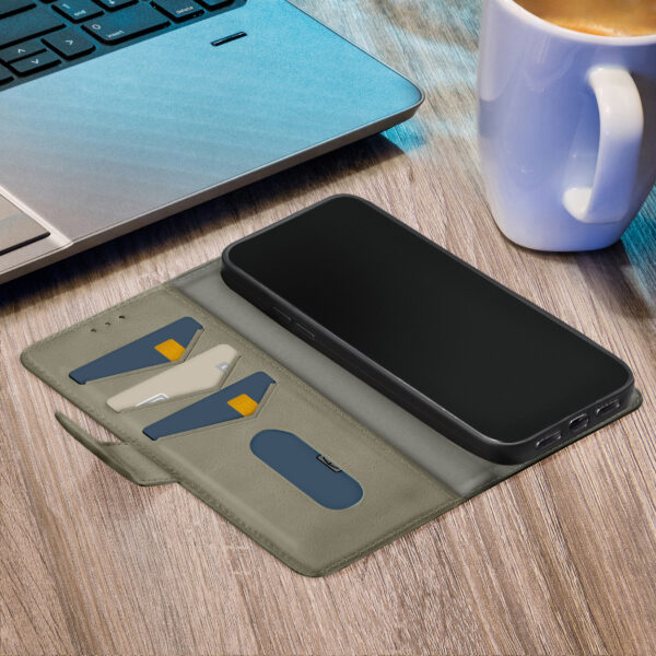Mobilize Premium Gelly Wallet Book Case Samsung Galaxy S23+ 5G Green - Afbeelding 4