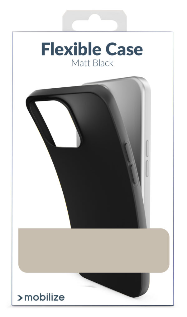 Mobilize Rubber Gelly Case Samsung Galaxy S23 5G Matt Black - Afbeelding 5