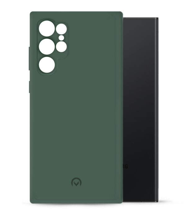 Mobilize Rubber Gelly Case Samsung Galaxy S23 Ultra 5G Matt Green