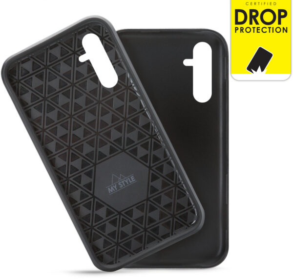 My Style Tough Case For Samsung Galaxy A14 5G Black - Afbeelding 2