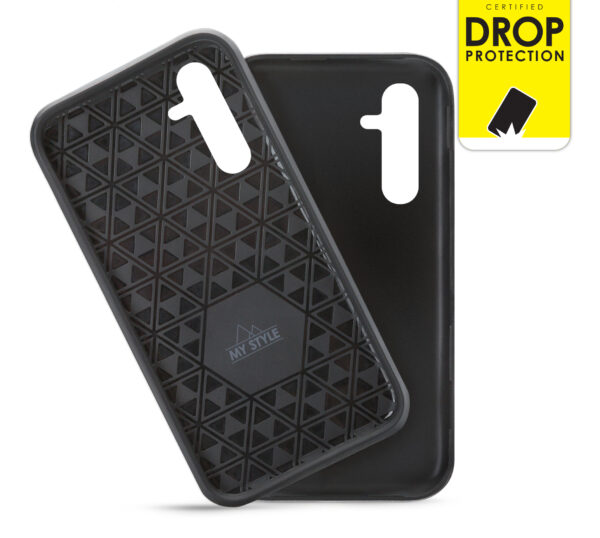 My Style Tough Case For Samsung Galaxy A54 5G Black - Afbeelding 2