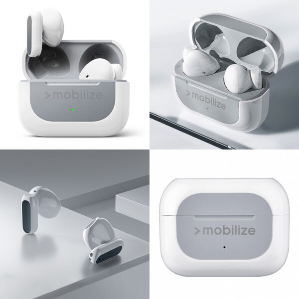 Mobilize Bluetooth Tws Earbuds Mini White - Afbeelding 4