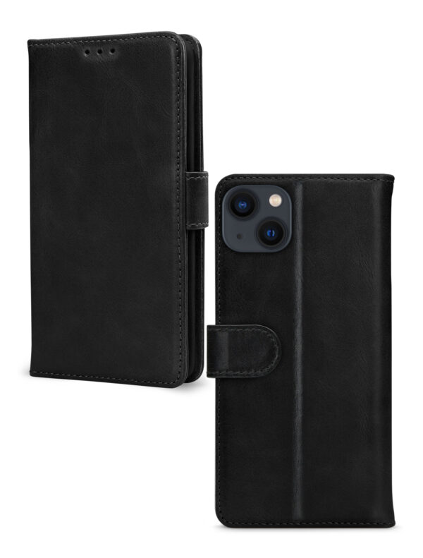 Mobilize Leather Wallet Apple Iphone 13 Mini Black - Afbeelding 2