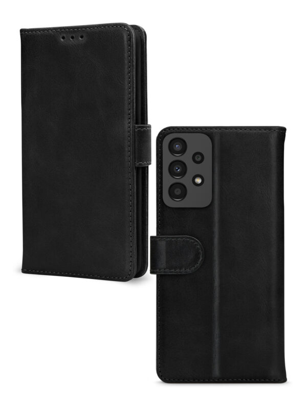 Mobilize Leather Wallet Samsung Galaxy A13 4G Black - Afbeelding 2