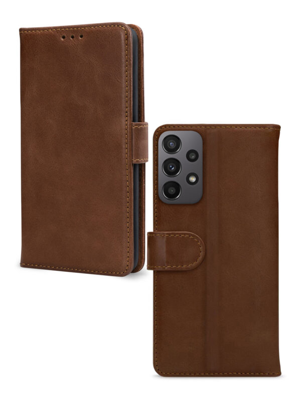 Mobilize Leather Wallet Samsung Galaxy A23 5G Brown - Afbeelding 2