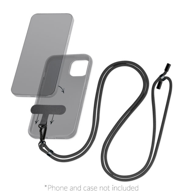 Mobilize Nylon Lanyard Black