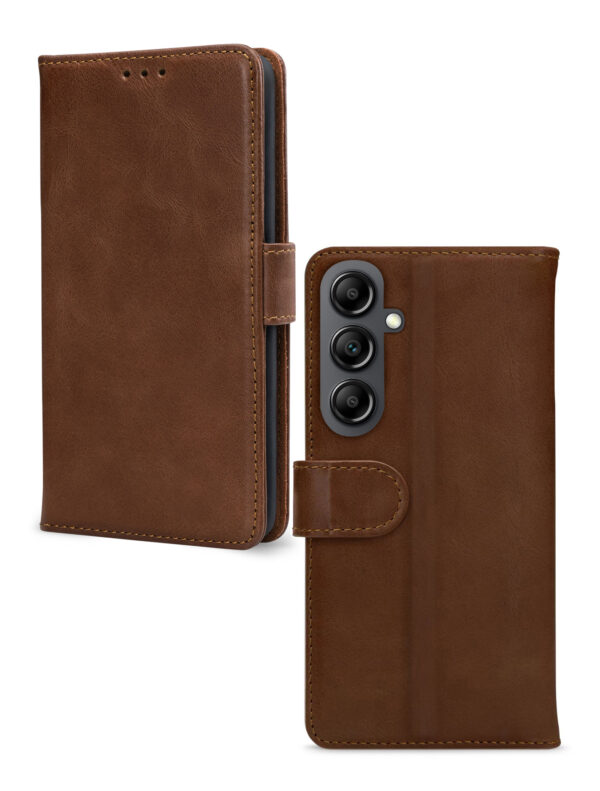 Mobilize Leather Wallet Samsung Galaxy A14 4G/5G Brown - Afbeelding 2