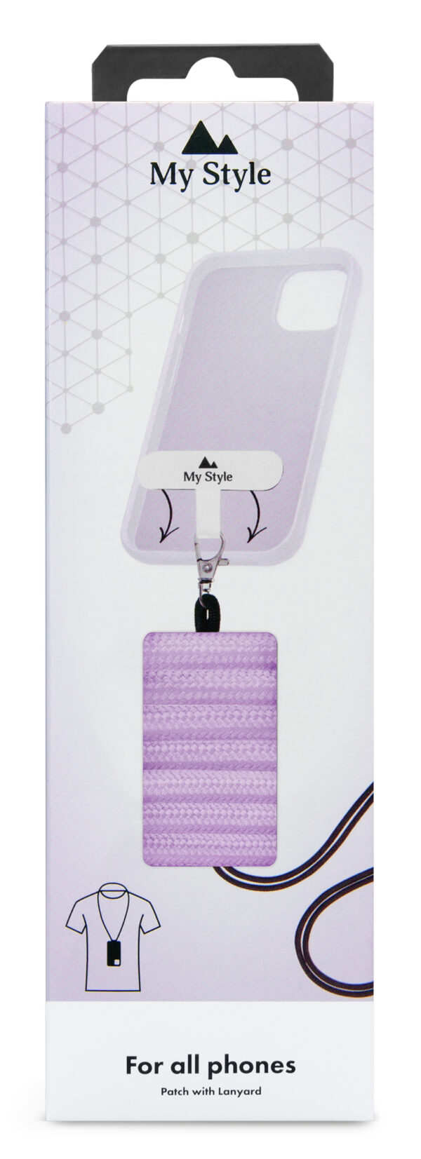My Style Smartphone Lanyard Purple - Afbeelding 6