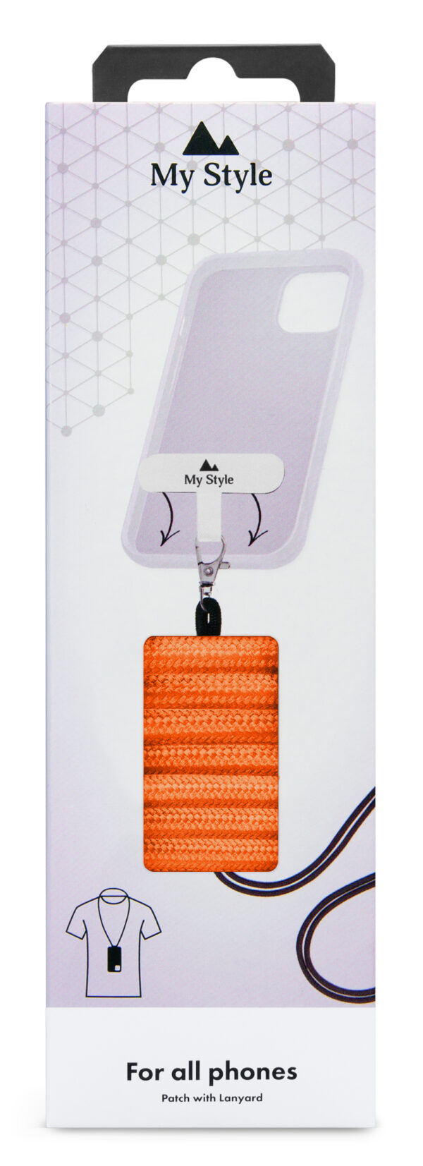 My Style Smartphone Lanyard Orange - Afbeelding 6
