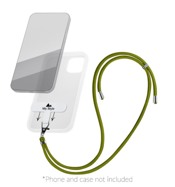 My Style Smartphone Lanyard Green