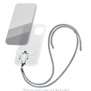 My Style Smartphone Lanyard Grey