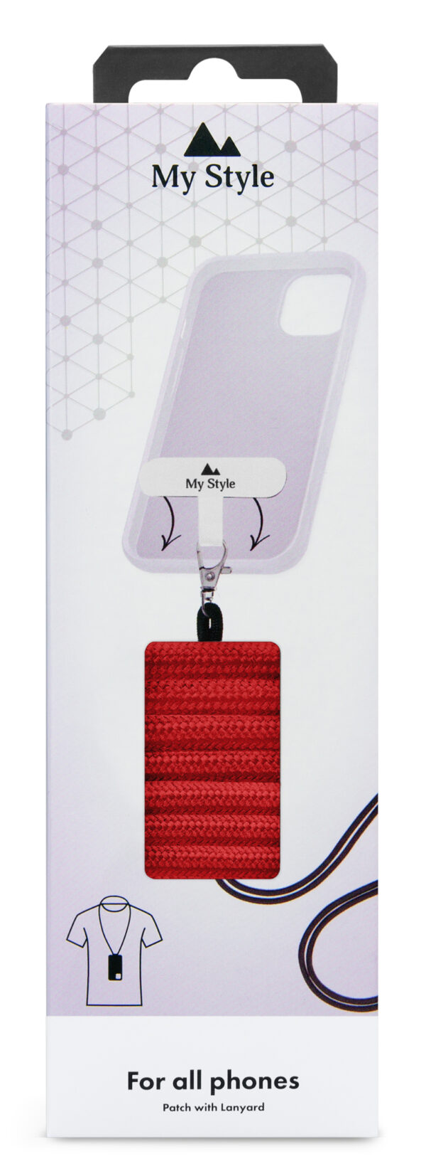 My Style Smartphone Lanyard Red - Afbeelding 6