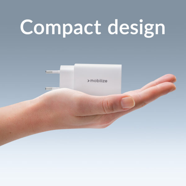 Mobilize Wall Charger 2X Usb-C Gan 45W With Pd/Pps White - Afbeelding 7