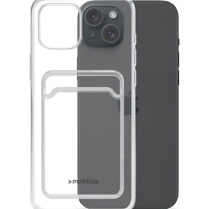 Mobilize Gelly Card Case Apple Iphone 15 Plus Clear