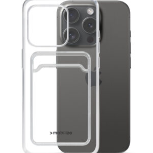 Mobilize Gelly Card Case Apple Iphone 15 Pro Clear