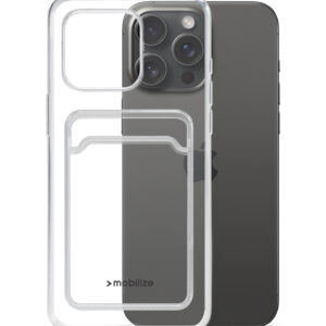 Mobilize Gelly Card Case Apple Iphone 15 Pro Max Clear
