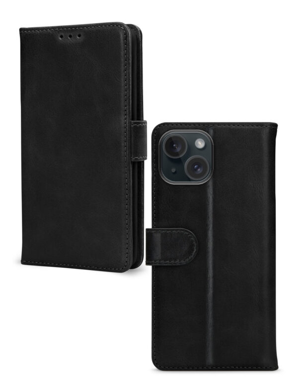 Mobilize Premium Gelly Wallet Book Case Apple Iphone 13/14/15 Black - Afbeelding 2