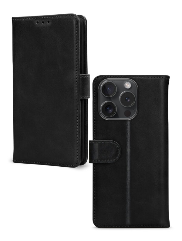 Mobilize Premium Gelly Wallet Book Case Apple Iphone 15 Pro Black - Afbeelding 2