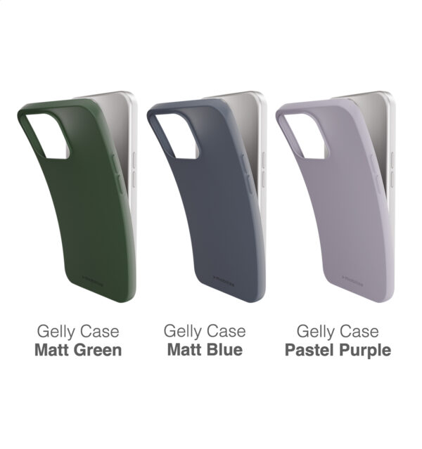 Mobilize Rubber Gelly Case Apple Iphone 15 Plus Matt Blue - Afbeelding 4