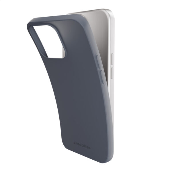 Mobilize Rubber Gelly Case Apple Iphone 15 Pro Max Matt Blue - Afbeelding 5