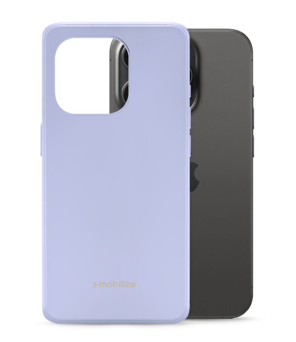 Mobilize Rubber Gelly Case Apple Iphone 15 Pro Pastel Purple