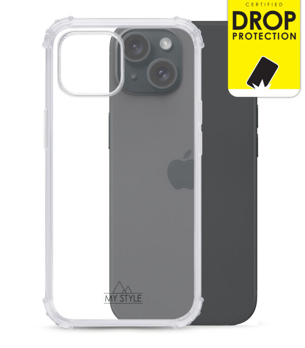 My Style Protective Flex Case For Apple Iphone 15 Clear